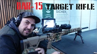 Dynamic Arms Research DAR15 Target Rifle 223 rem  Schusstest 300 Meter [upl. by Rodrique]