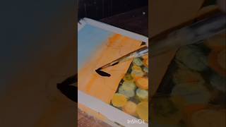 Easy acrylic paintingtutorial art shorts [upl. by Bocyaj]