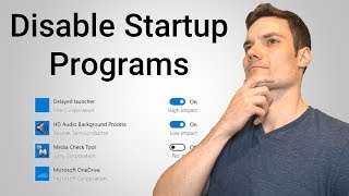 How to Disable Startup Programs in Windows 10 [upl. by Ahsiam]