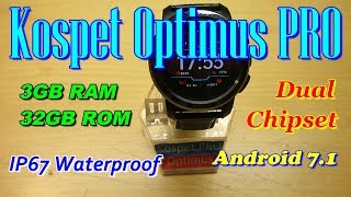 Kospet Optimus Pro Dual System 3GB32GB 80MP Camera AnTuTu Test quotOK Googlequot IP67 Test [upl. by Bjork]