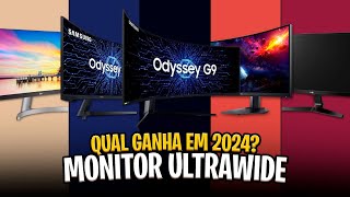 Qual MONITOR ULTRAWIDE comprar em 2024 Os 5 Melhores do Ano ✅ [upl. by Floridia428]