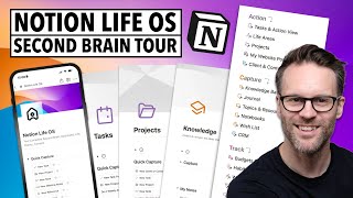 Get Organised In Notion My New Notion Life OS 2024 [upl. by Adnahcir]