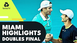 Isner amp Hurkacz vs Koolhof amp Skupski For the Title  Miami Open 2022 Doubles Final Highlights [upl. by Aitropal169]