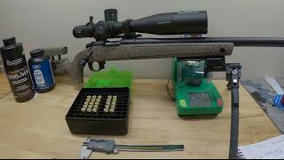 Reloading 308 Win First groups Bergara HMR 168g Hornady [upl. by Rochette]