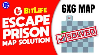 Bitlife Escape Prison 6x6 Map  How To Escape From Jail [upl. by Ogeid]