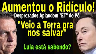 RIDÍCULO SEM FIM BOLSONARO quotMUSK VEIO NOS SALVARquot APLAUDIDO DE PÉ LULA BLINDAGEM DE INFORMAÇÃO [upl. by Cherilyn984]