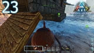 I found the BEST base location Ark Survival Ascended The Center Ep 23 [upl. by Nywloc]