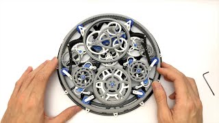 Cool 3D Printed Mechanical Clock  Tourbillon Mechanica FDM Version Assembly Guide [upl. by Sualocin]