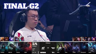 WBG vs T1  Game 2  Grand Finals LoL Worlds 2023  T1 vs Weibo Gaming  G2 full [upl. by Gant706]