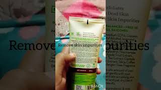 Mamaearth coco face scrub review really good honest work koreyoutubeshorts beautyreview [upl. by Ahouh210]