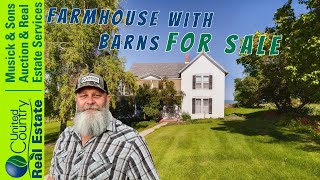 Historic farmhouse with barns for sale Cottonwood Idaho [upl. by Kerin]