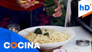 Receta de salsa al pesto para darle sabor a la pasta  hoyDía  Telemundo [upl. by Asiela]