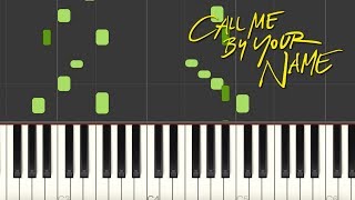 Bach piano snippet Synthesia  Call Me By Your Name [upl. by Aderb]