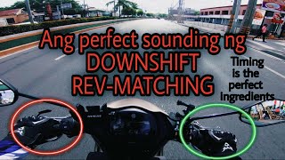 Smooth Downshift REVMatching Part 2  Sniper 155r [upl. by Aivin]