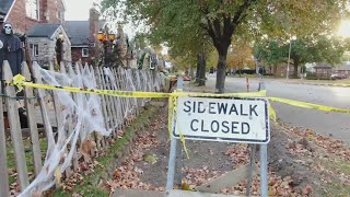 Holly Hills residents worry about unfinished sidewalk repairs for Halloween [upl. by Yralih]