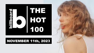 Billboard Hot 100  Top Singles This Week November 11th 2023  Top 100 Songs Of The Week [upl. by Nairde]