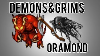 TIBIA  Oramond Demons  Task 6666Knights  Abandoned Sewers  EK 500 [upl. by Cassil]