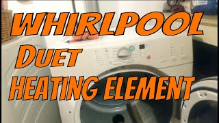 Whirlpool Dryer Not Heating  Duet Heating Element Replacement Link to Manual in Description [upl. by Shishko60]