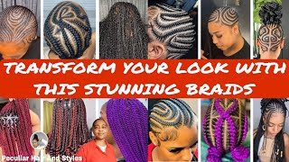 Transform Your Look With These Stunning Braids hair hairstyles braided viral [upl. by Nylissej]