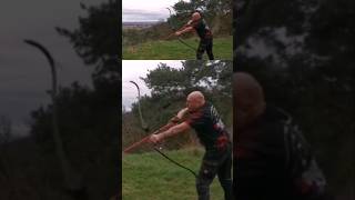 150lbs Recurve fulldrawchallenge bogensportextrem love [upl. by Meirrak]