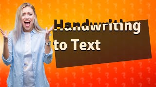 Can reMarkable convert handwriting to text [upl. by Jakob]