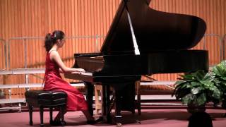 Nadia Azzi 12 plays Khachaturian Sonatina 3rd Mov Allegro Mosso [upl. by Iveel]