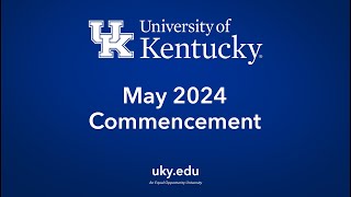 WATCH HERE University of Kentucky May 2024 SATURDAY Commencement Ceremony [upl. by Bushore]