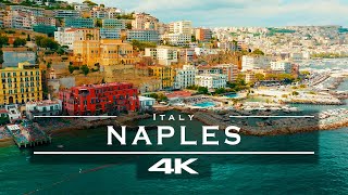 Naples  Napoli Italy 🇮🇹  by drone 4K [upl. by Keven484]