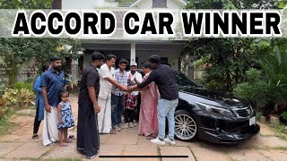 Accord Car Winner🏆 Key Handover  accord honda winner carlifestyle [upl. by Kellby]