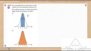 Matematik 5000 Ma 2b Kapitel 4 Statistik Normalfördelning normalfördelat material 4303 [upl. by Nnylram802]