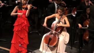 Brahms Double Concerto in A minor Op 102  Julia Choi and Jennifer Choi [upl. by Nommad]