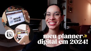 🗝️ Tour pelo meu planner 2024 no Notion Template Segredos [upl. by Phina]