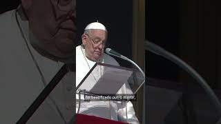 Um aplauso aos novos beatos papafrancisco angelus beatos vaticano reflexão martirio shorts [upl. by Cirek]