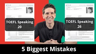 TOEFL Speaking 5 Mistakes You Must Avoid [upl. by Stewardson214]