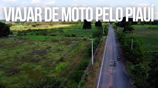 Os riscos de VIAJAR DE MOTO pelas estradas do PIAUÍ [upl. by Ayotnom]