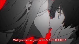 Darling in the FranXX Opening 1 With Lyrics  KISS OF DEATH [upl. by Wadlinger944]