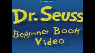 Dr Suess Beginner Book Video Intro in Low Tone 2024 Edition [upl. by Micaela]