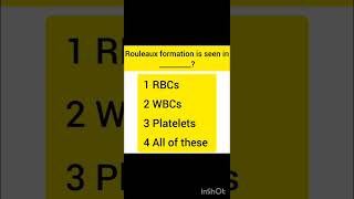 Rouleaux formation in blood cells [upl. by Iarised]