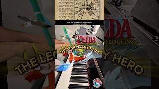 The Legendary Hero  Zelda Wind Waker Piano Cover 🎶✨ piano nintendo zelda [upl. by Odrarebe530]