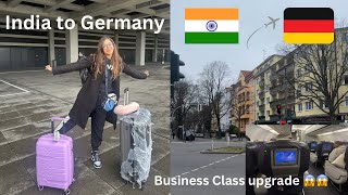 Delhi 🇮🇳 to Berlin 🇩🇪  Masters in Germany  Gulf Air  India to Germany Journey ✈️ [upl. by Einatsed]