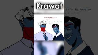 Krawat 👨‍⚖️  komiks Countryhumans PL shorts memy śmieszne humor [upl. by Aitetel835]