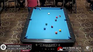 TROUGH PLATINUM vs CAPT ROD amp THE WHATNOTS  TABLE 17  LINCOLN CITY WBCA 8 BALL  EvoSports [upl. by Anabal]