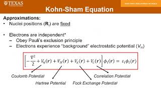 DFT 101 Theory and Practice of DFT in Research  Electrochemistry Chalk Talks [upl. by Eddie]