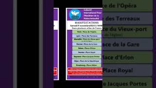 AUJOURDHUI 9 NOVEMBRE 2024 RENDEZVOUS A 14 H LYON PARIS ETC CONTRE LES PEDOTRAFIQUANTS DE LASE [upl. by Mathis938]