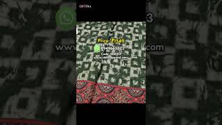 556 Ajrakh Sarees with Digital Print ajrakh digitalprintsarees shorts viralvideo trending [upl. by Bord]