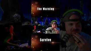 The Warning  Survive  Reaction thewarningrockband musicreactions reaction music rockreaction [upl. by Aierbma]