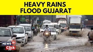 Gujarat Rain News Today  Heavy Rains Batter Several Parts Of Gujarat  Gujarat News  N18V [upl. by Areehs362]