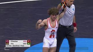 133lbs Daton Fix Oklahoma State dec Luke Pletcher Ohio State [upl. by Madelina538]