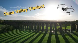 Ouse Valley Viaduct  DJI MINI 4 PRO  Wide Angle Lens [upl. by Lianne993]