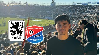 PokalDerby 🏆🔥  TSV 1860 MÜNCHEN vs SpVgg UNTERHACHING  Stadionvlog [upl. by Yruok]